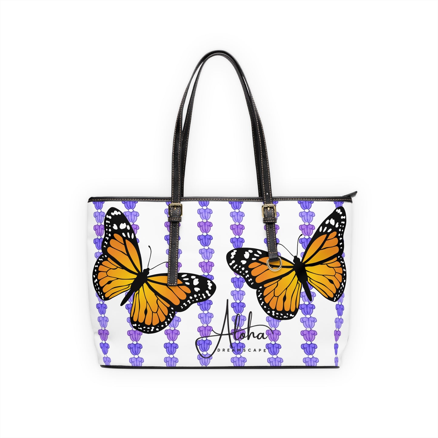 Monarch Butterfly- Zippered Shoulder Bag