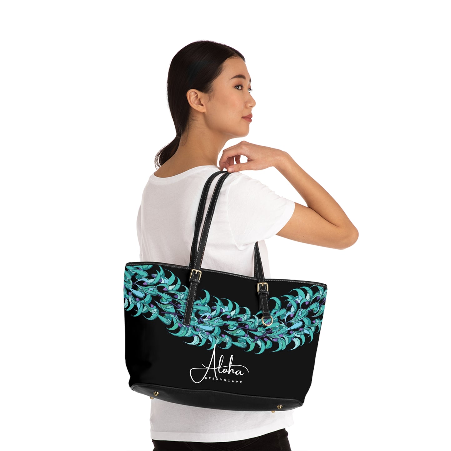 Blue Jade- Zippered Shoulder Bag