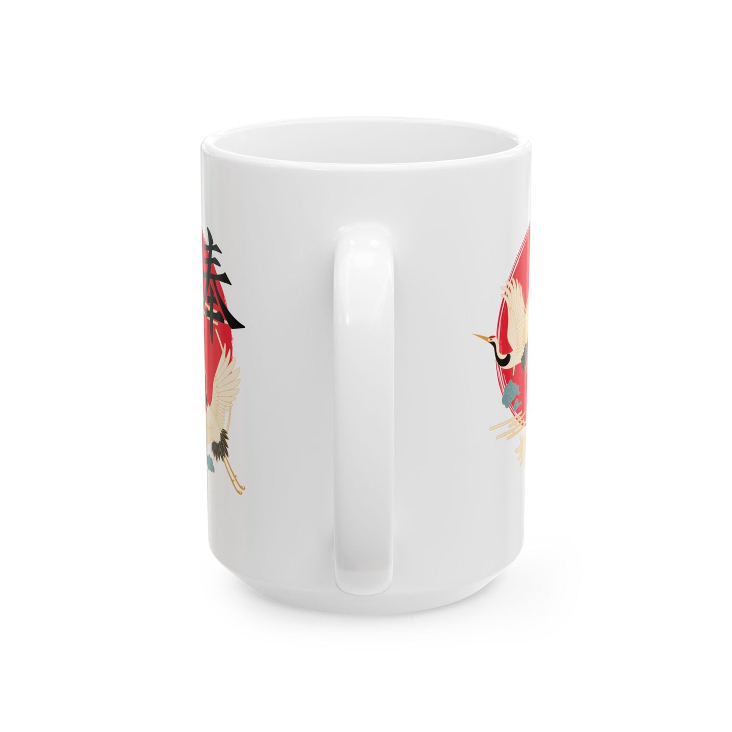 Cranes-Ceramic Mug 15oz