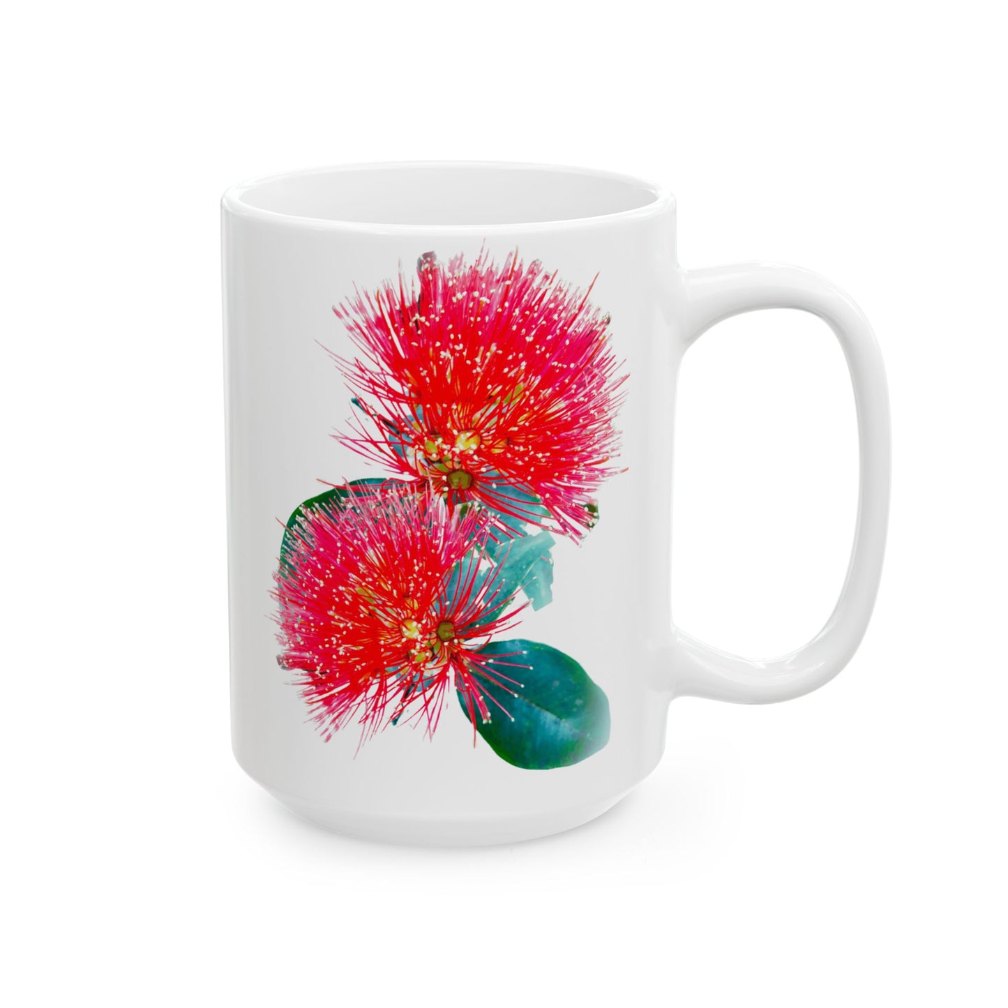 Lehua Blossoms Ceramic -15oz Mug
