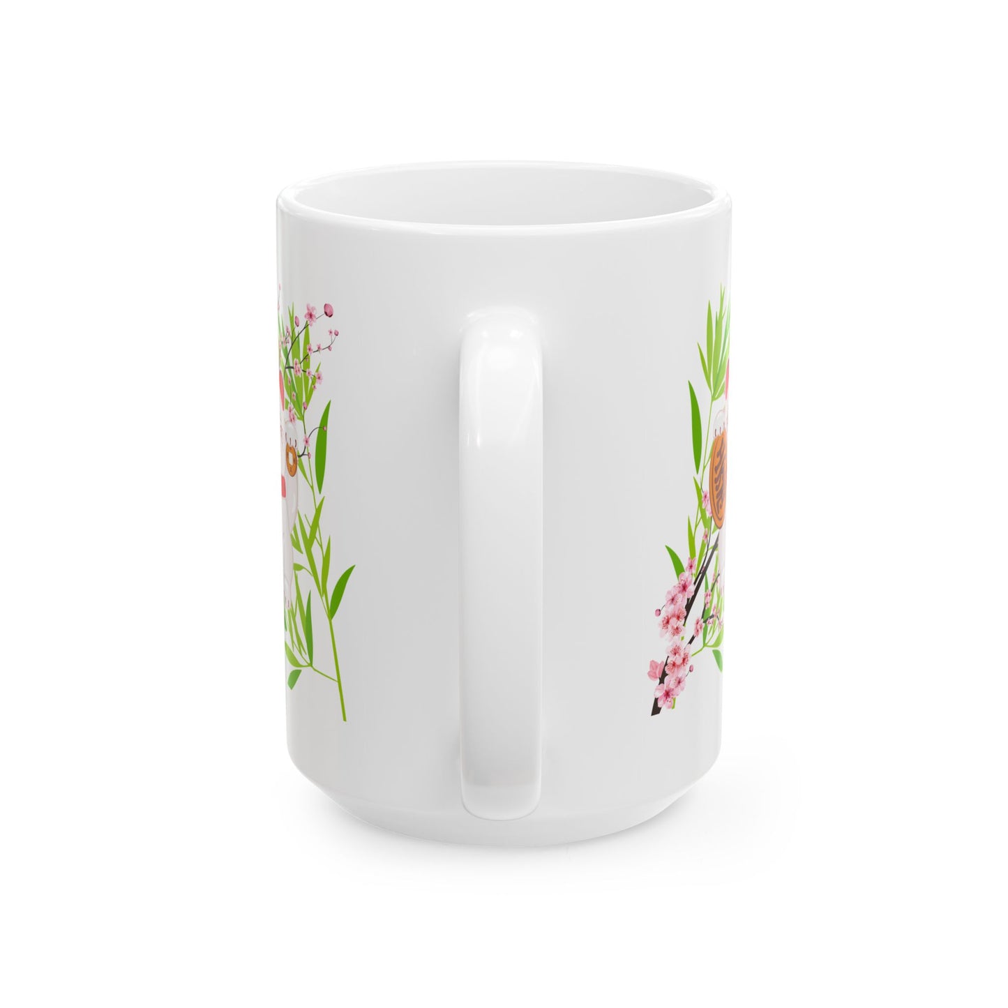 Good Luck Neko Cat-Ceramic Mug 15oz