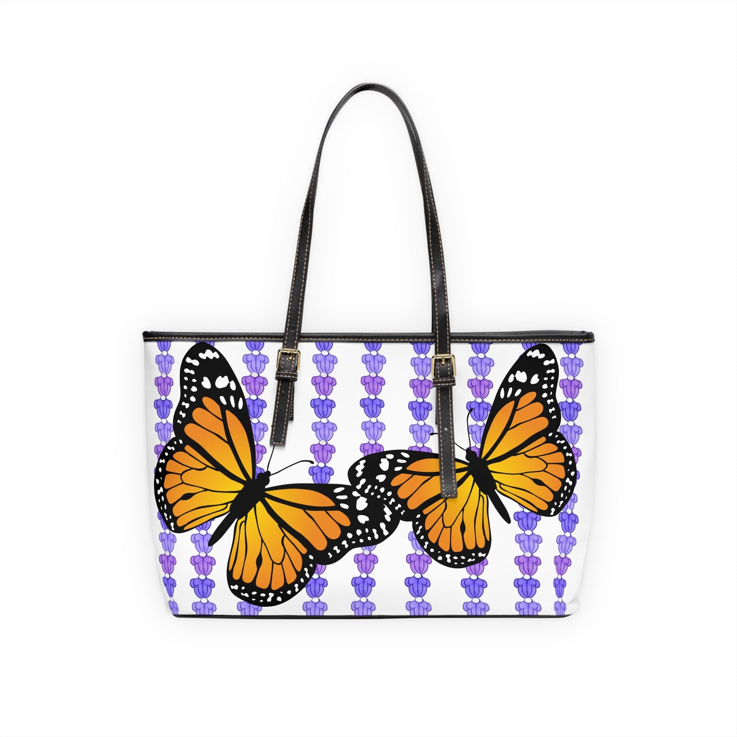 Monarch Butterfly- Zippered Shoulder Bag