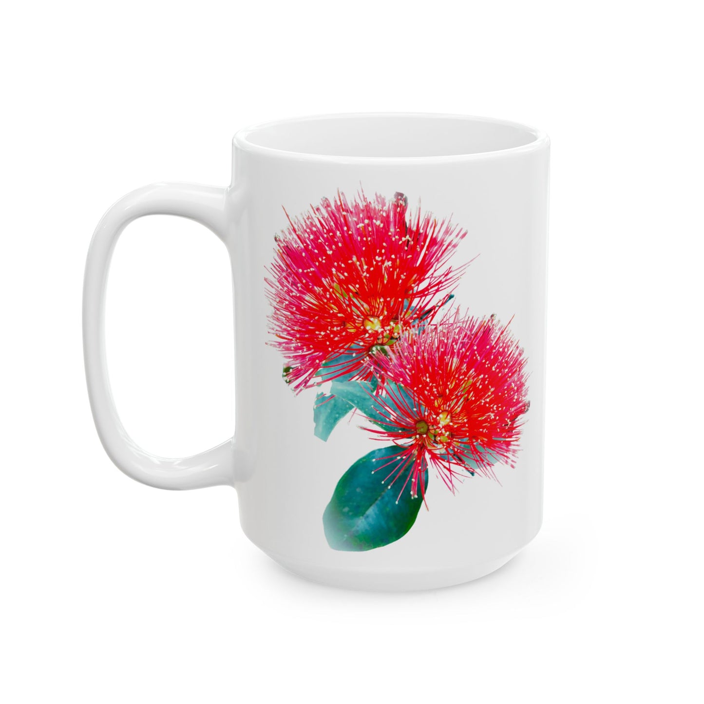 Lehua Blossoms Ceramic -15oz Mug