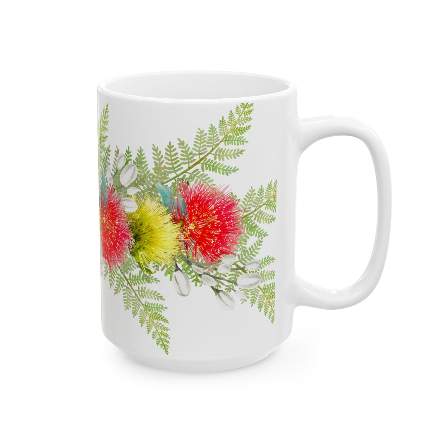 Lehua Blossom Lei-Ceramic Mug 15oz