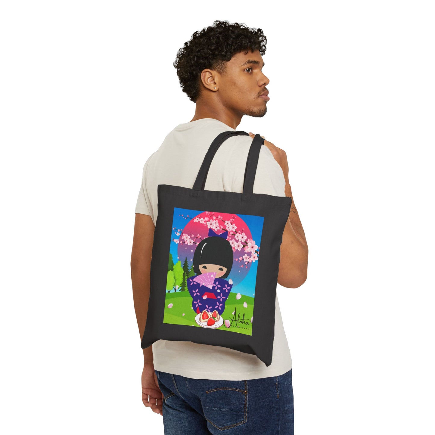 Canvas Tote Bag - Sakura