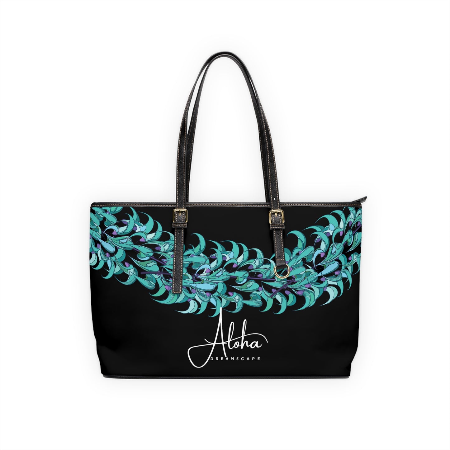 Blue Jade- Zippered Shoulder Bag