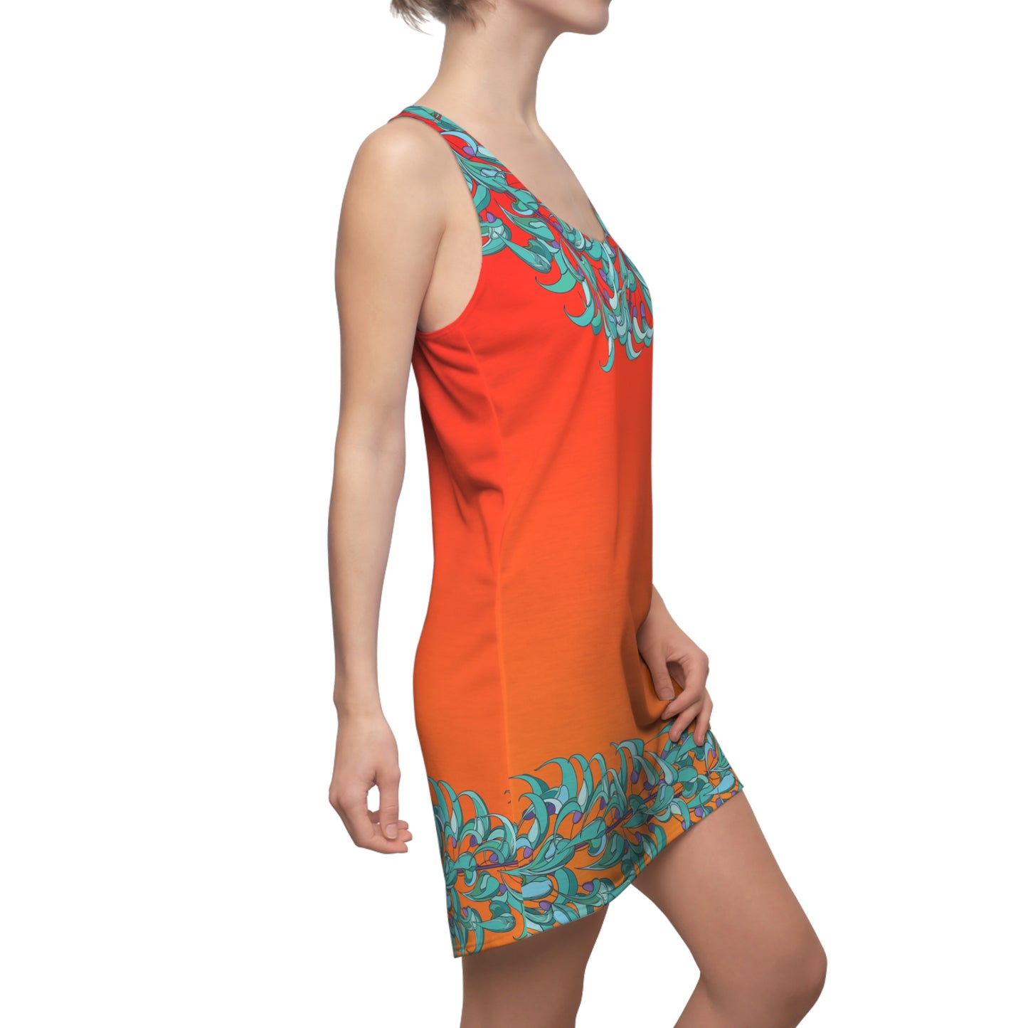Blue Jade Racerback Dress - Perfect for Summer Days and Casual Outings