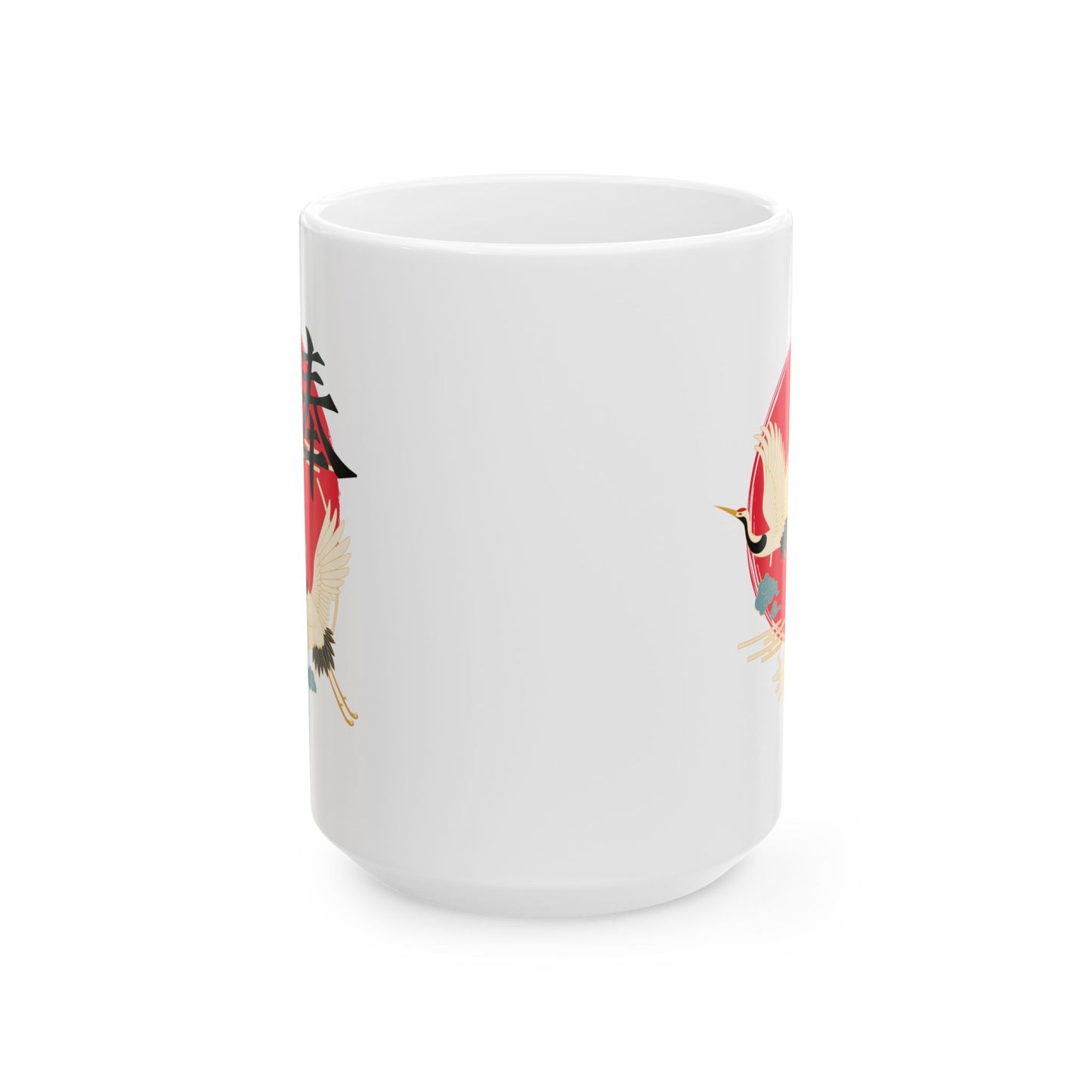 Cranes-Ceramic Mug 15oz