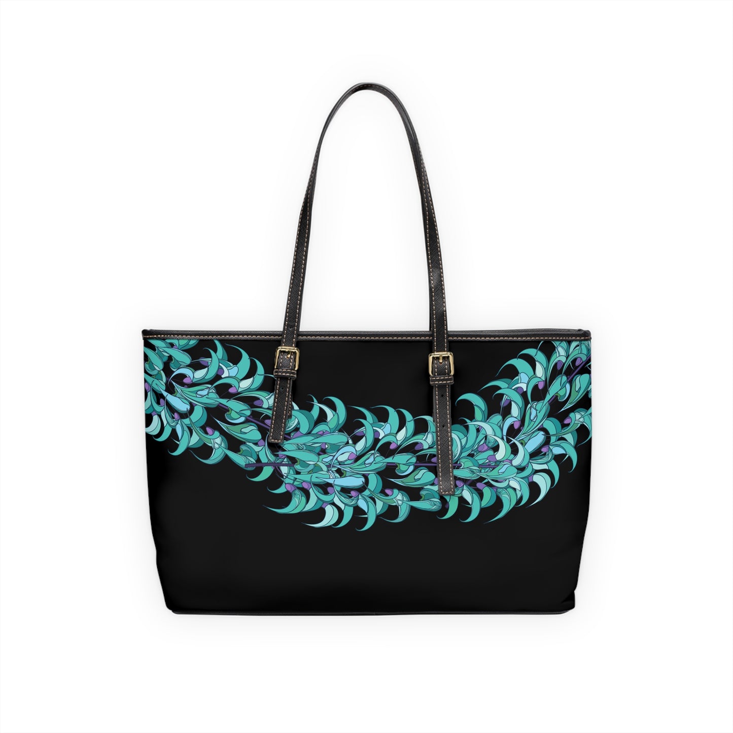 Blue Jade- Zippered Shoulder Bag