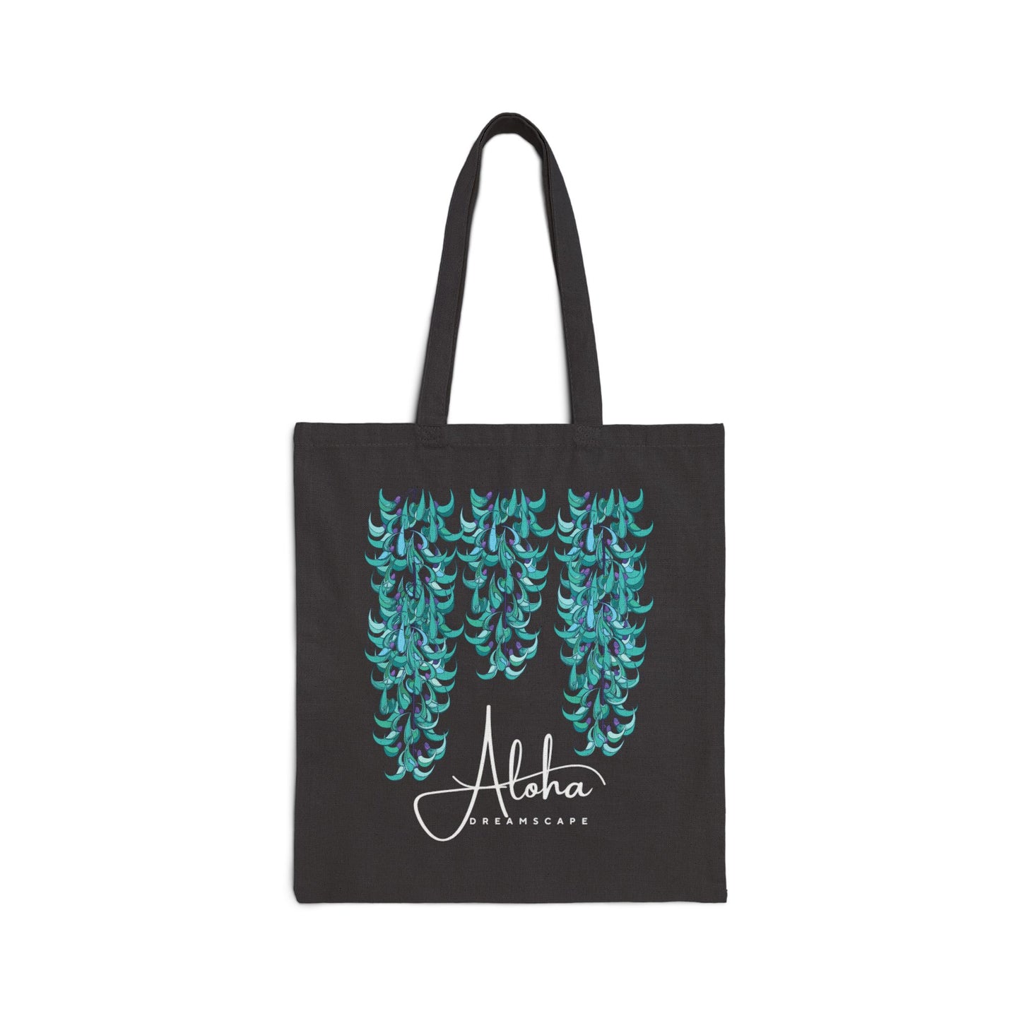 Canvas Tote Bag- Blue Jade