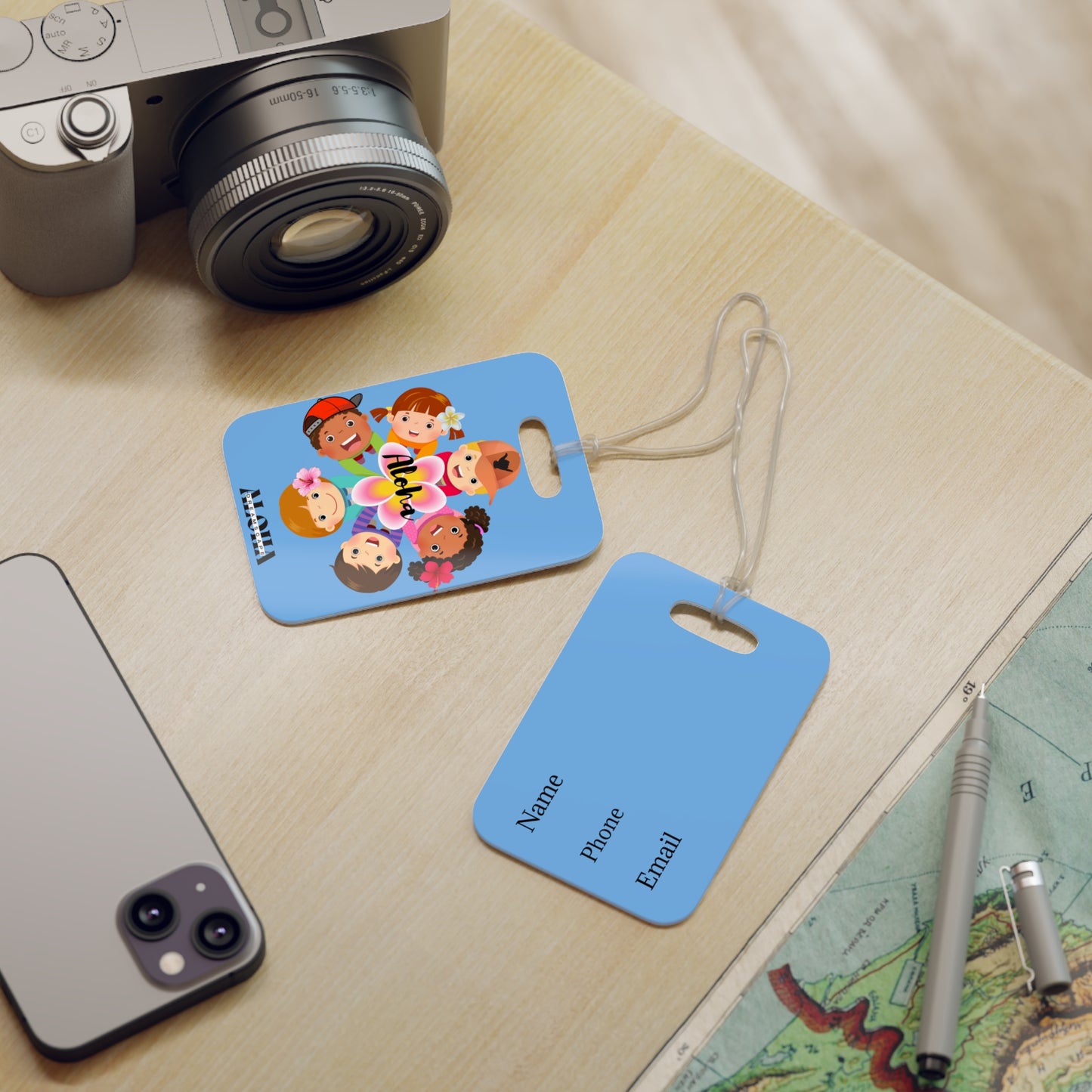 Keiki's of Hawaii-Personalized Luggage Tag