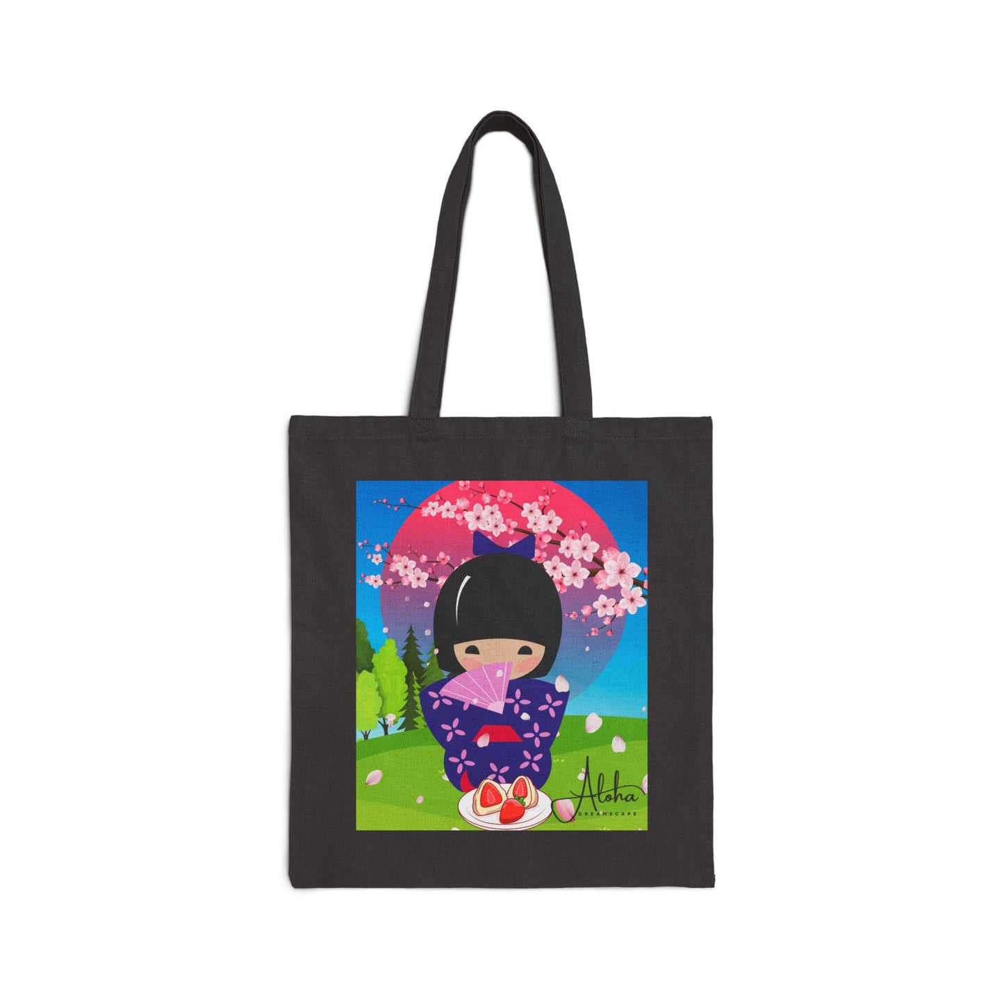 Canvas Tote Bag - Sakura