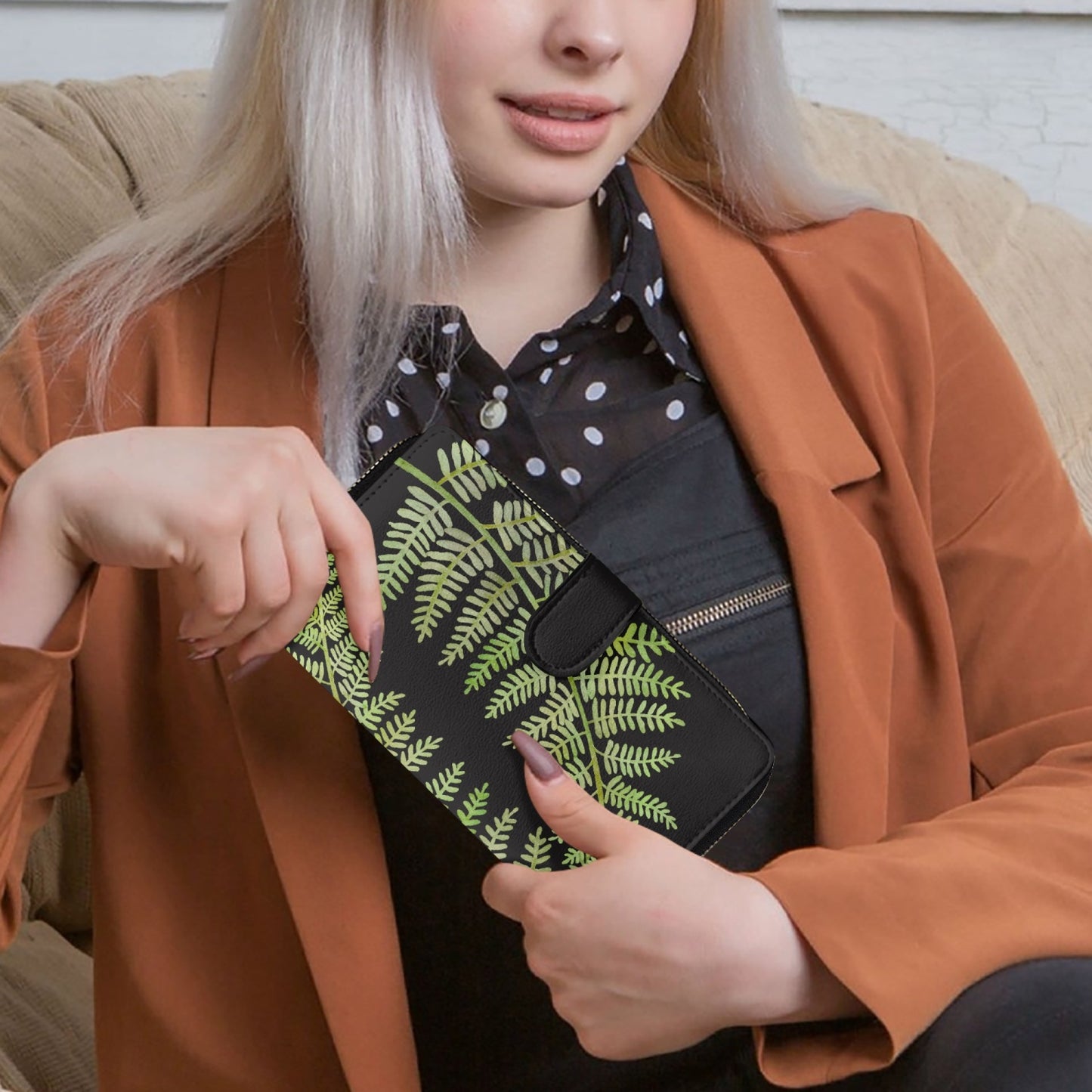 Fern-Leather Wallet