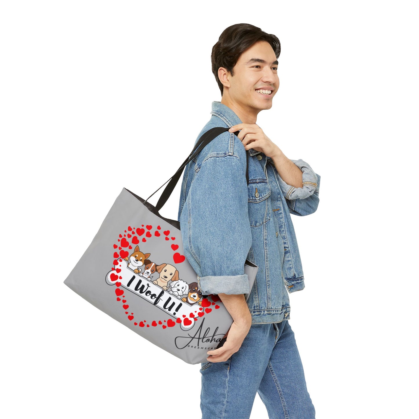 Tote Bag I Woof You Design