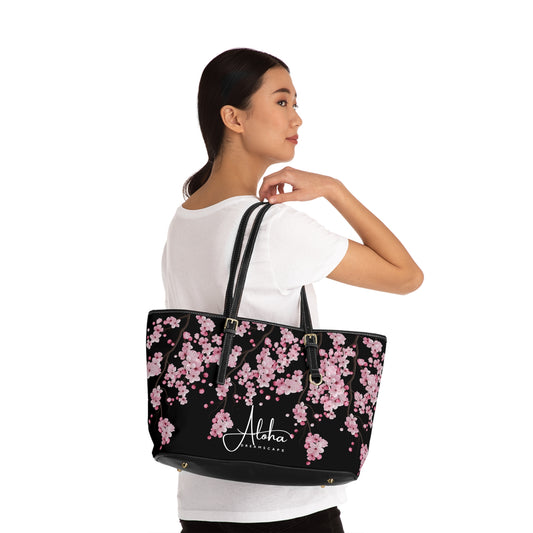 Cherry Blossoms- Zippered Shoulder Bag
