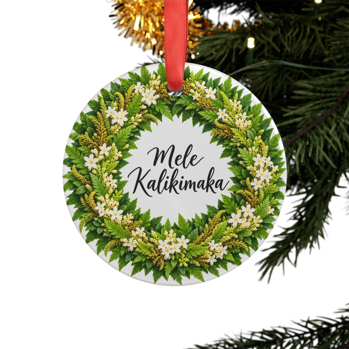 Copy of Acrylic Ornament with Ribbon