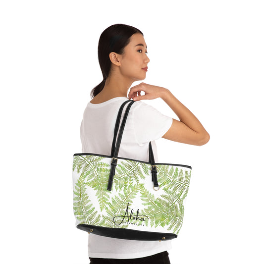 Fern Design- Zippered Shoulder Bag