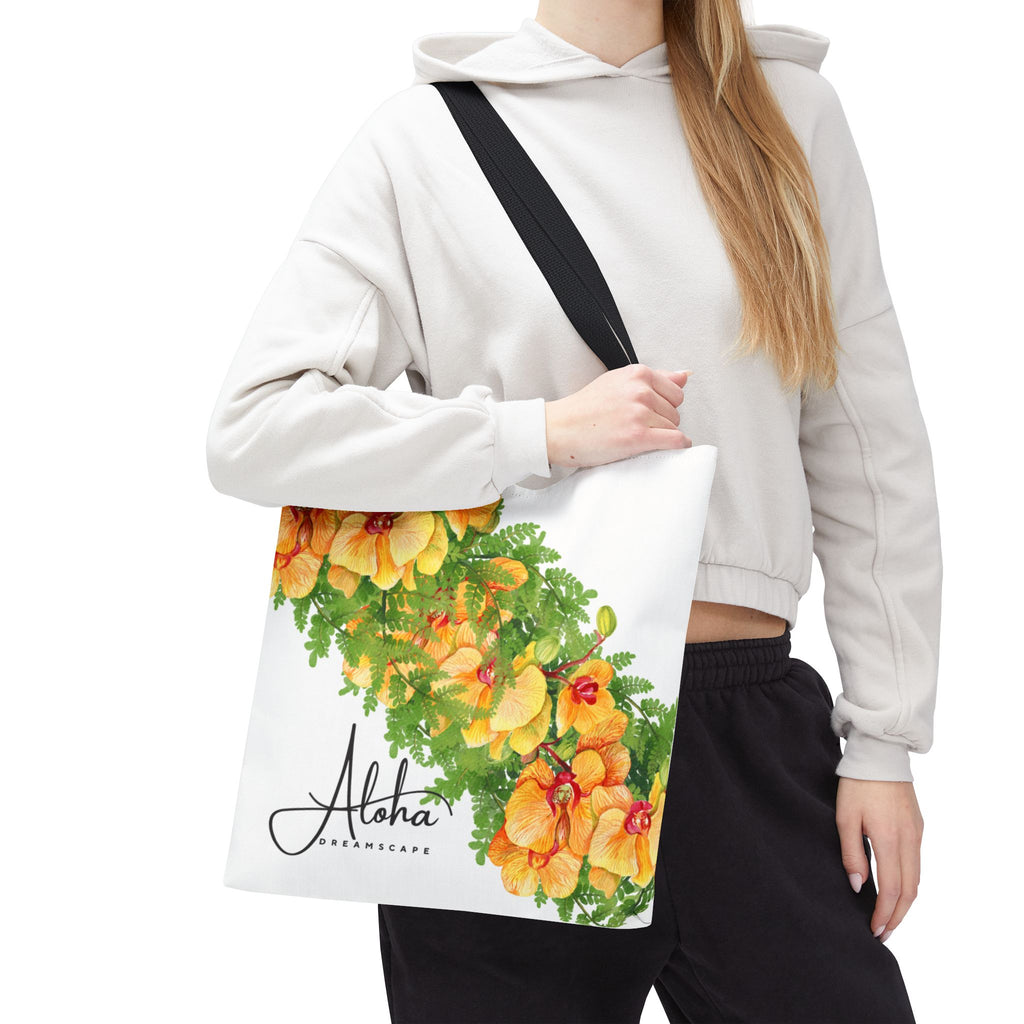 Hawaiian Orchid & Fern Tote Bag