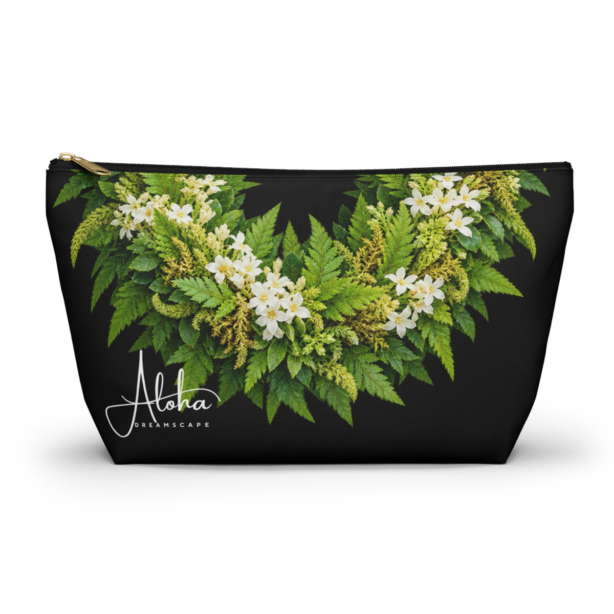 Kukui Lei Lei Design-Accessory Pouch w T-bottom