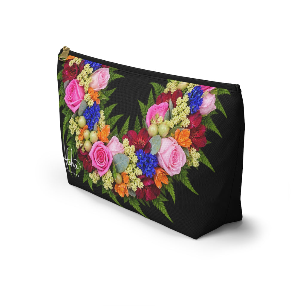 Ohia Lehua Lei Poo - Lehua Rose Zip Pouch