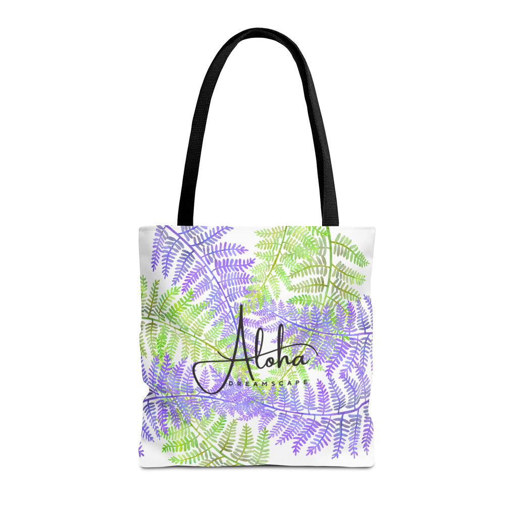 Tropical fern Tote Bag | Aloha Dreamscape Botanical Tote |Hawaiian Fern Market Bag | Island Style Reusable Beach Tote
