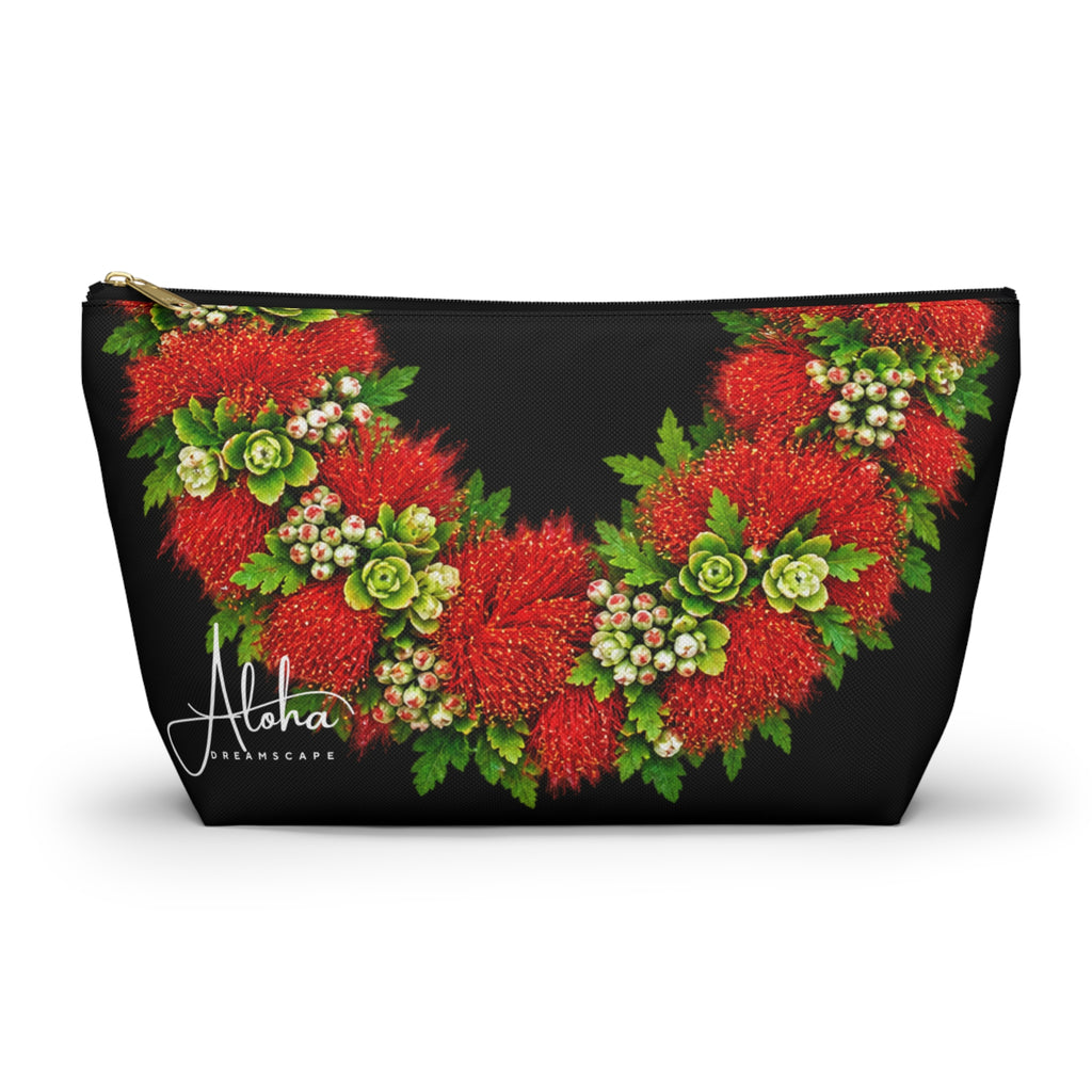 Ohia Lehua Lei - Lehua Blossom Zip Pouch