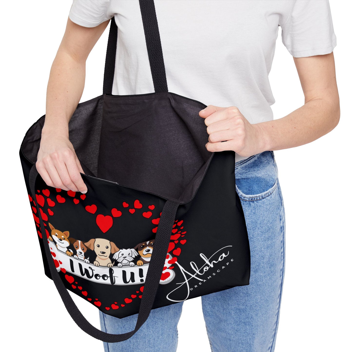 Tote Bag I Woof You Design