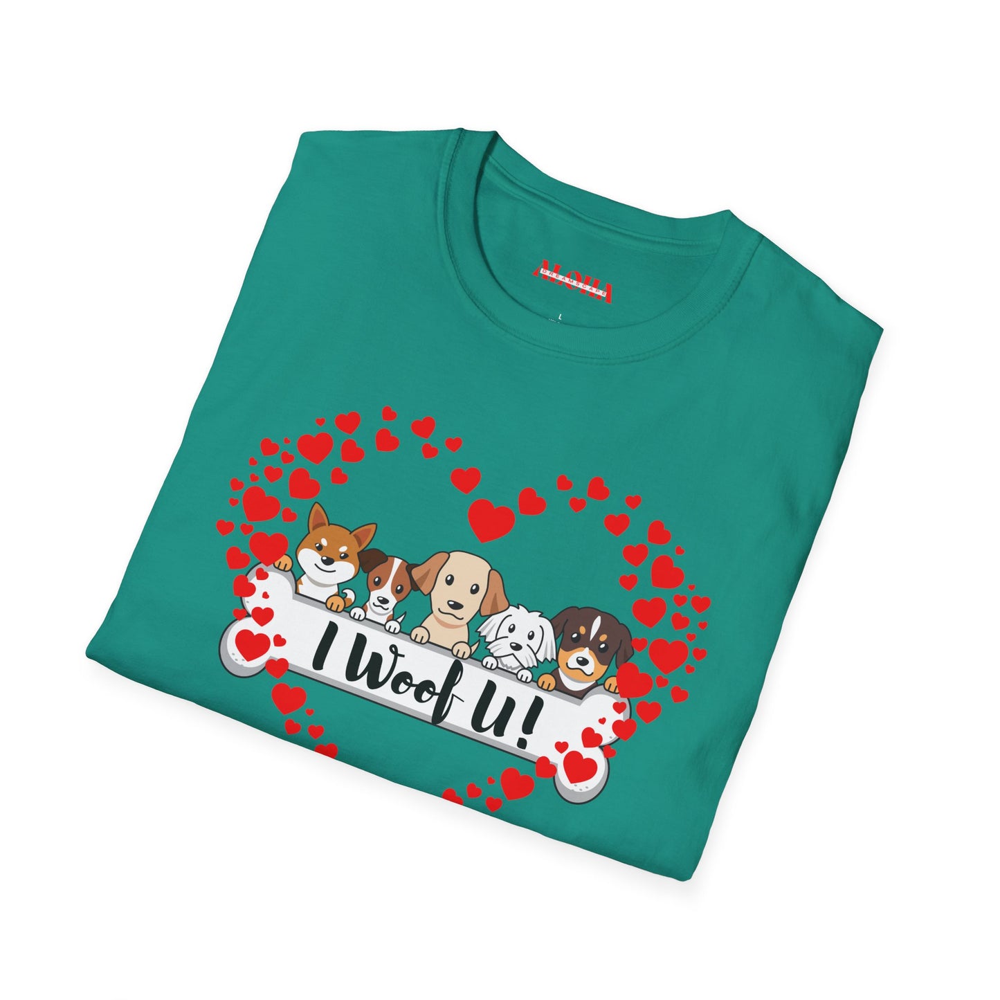 I Woof U!-Unisex Softstyle T-Shirt