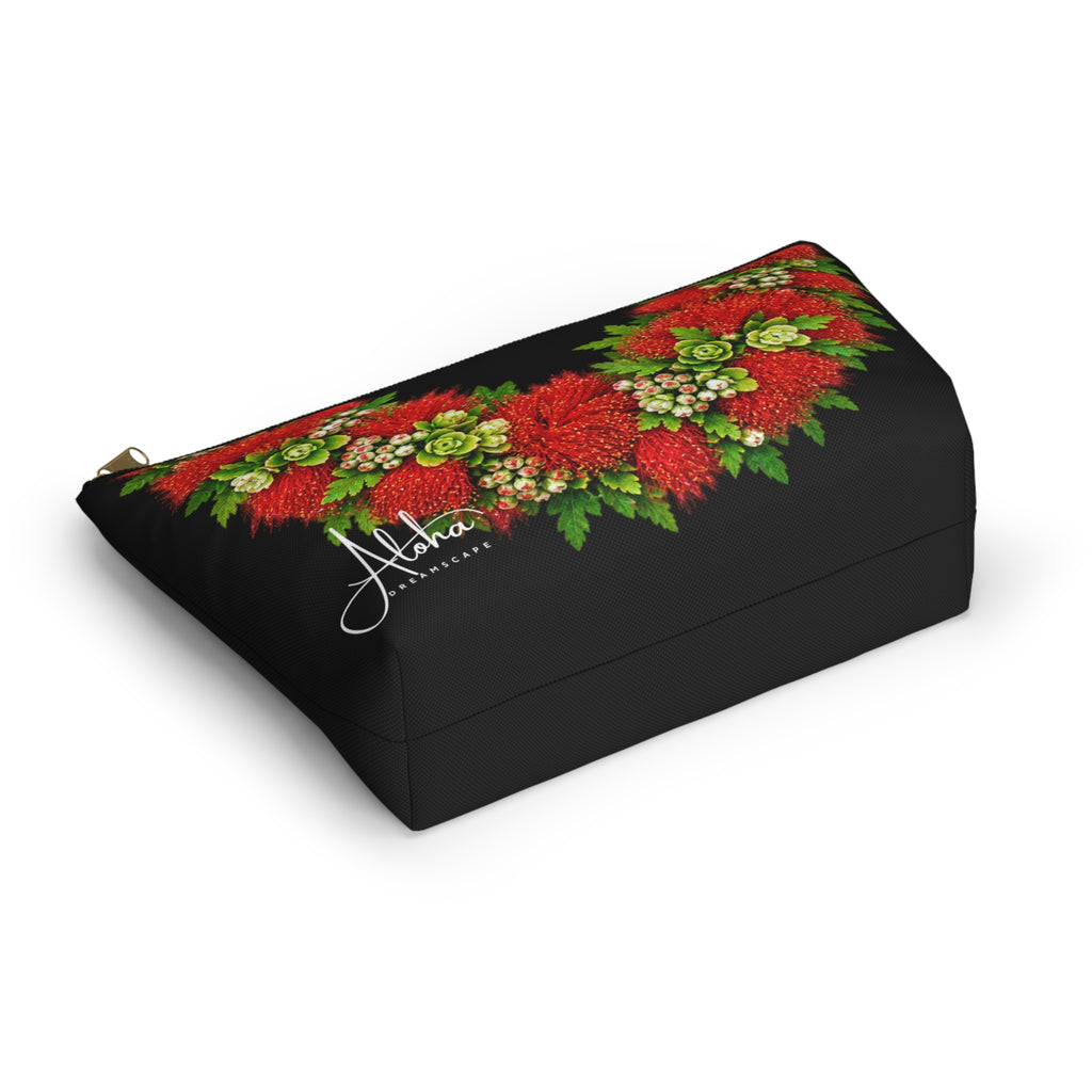 Ohia Lehua Lei - Lehua Blossom Zip Pouch