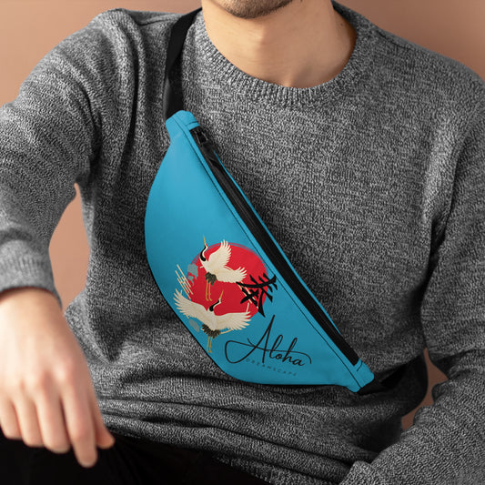 Fanny Pack - Crane Design Good Luck
