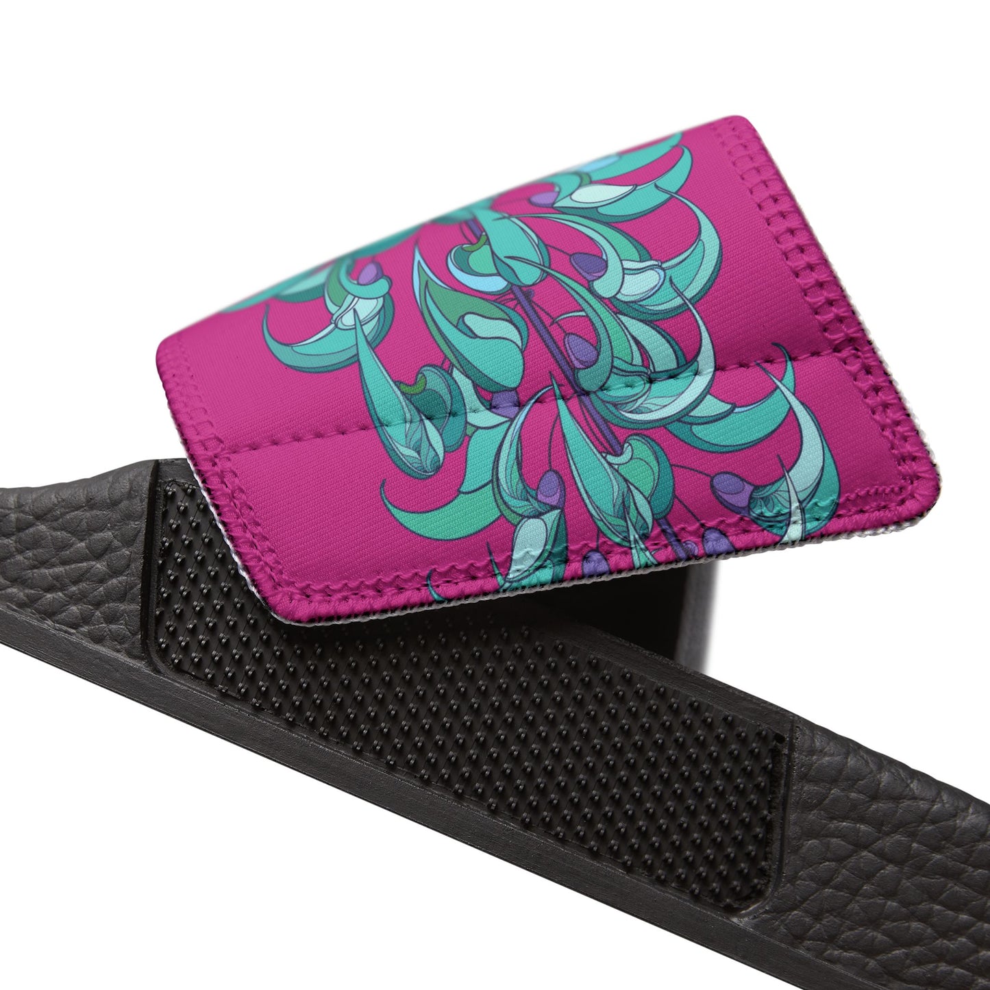 Sandals Blue Jade Flower Design