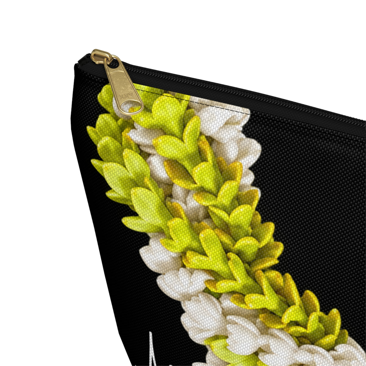 Pua Kalaunu Crown Flower Zip Pouch