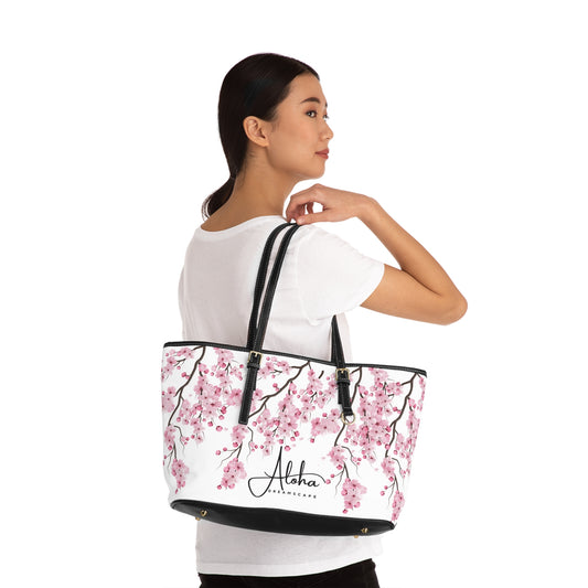 Cherry Blossoms- Zippered Shoulder Bag