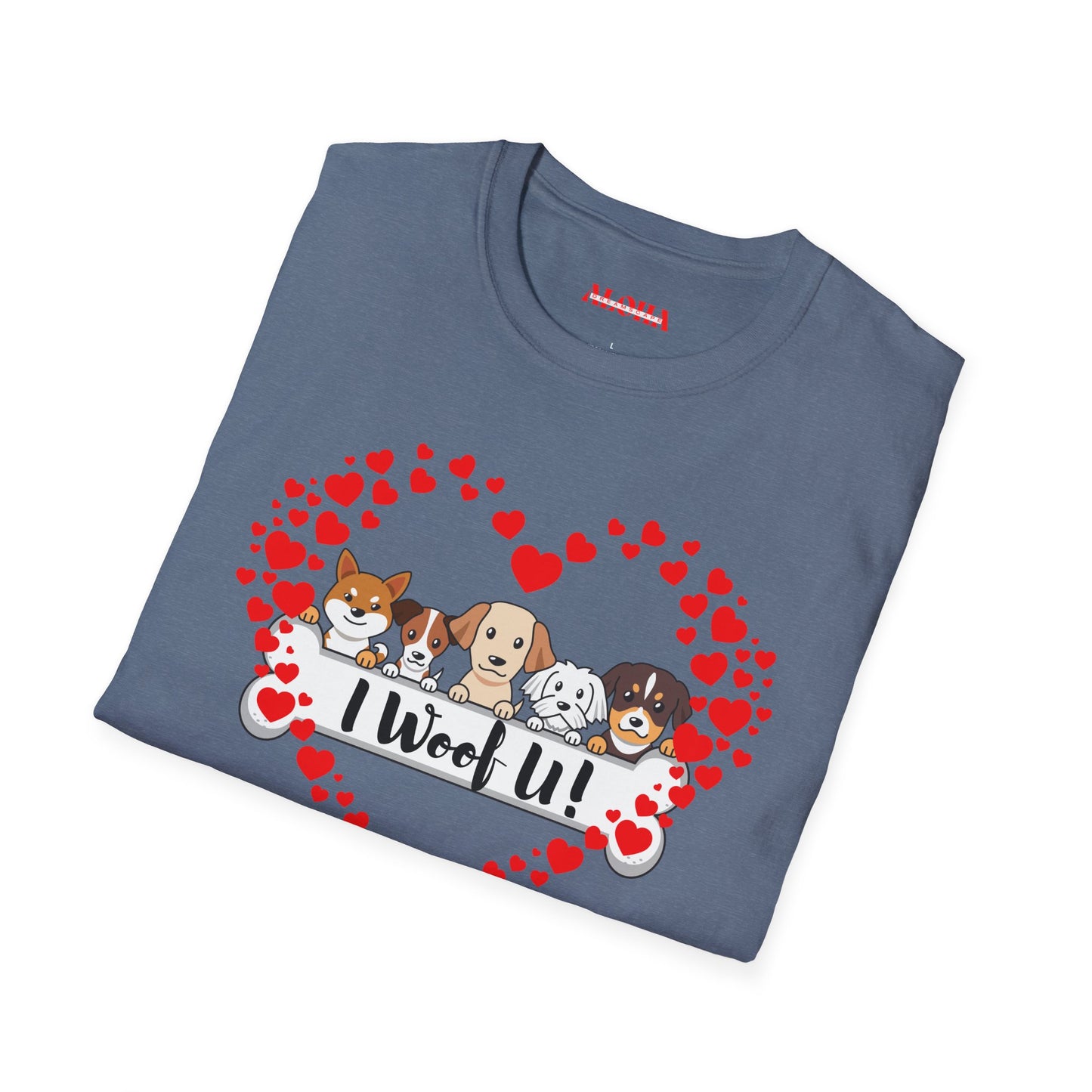 I Woof U!-Unisex Softstyle T-Shirt