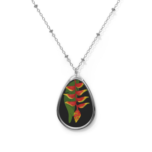 Heliconia-Oval Necklace