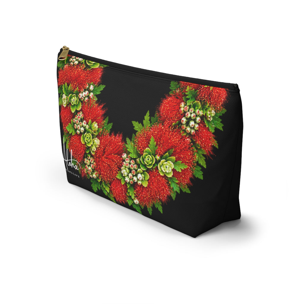 Ohia Lehua Lei - Lehua Blossom Zip Pouch