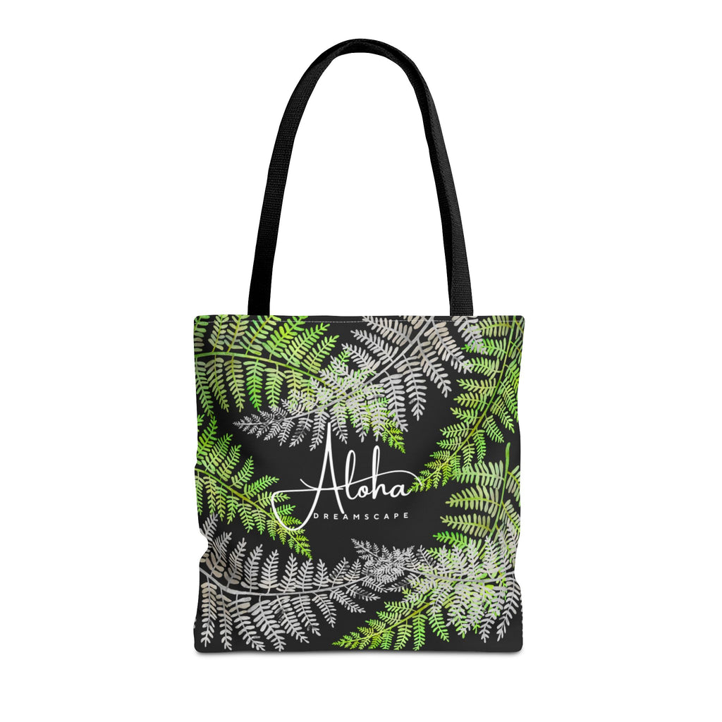 Tropical Fern Tote Bag | Aloha Dreamscape Botanical Tote | Hawaiian Fern Market Bag | Island Style Reusable Beach Tote