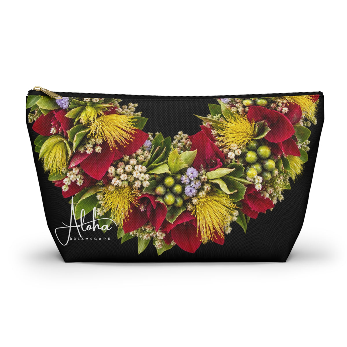 Ohia Lehua Yellow Blossom Zip Pouch