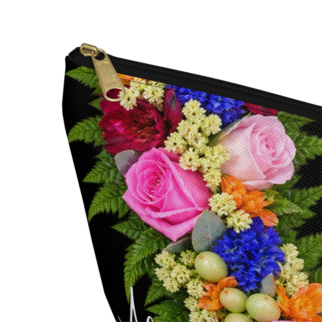 Ohia Lehua Lei Poo - Lehua Rose Zip Pouch