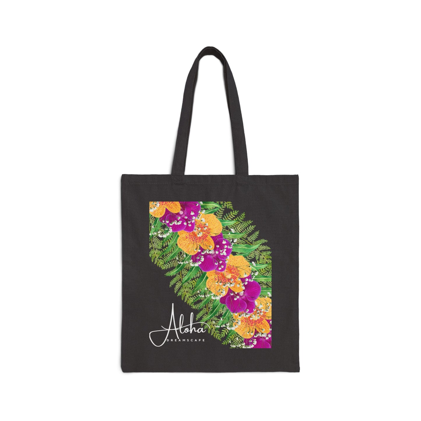 Canvas Tote Bag - Orchid Lei