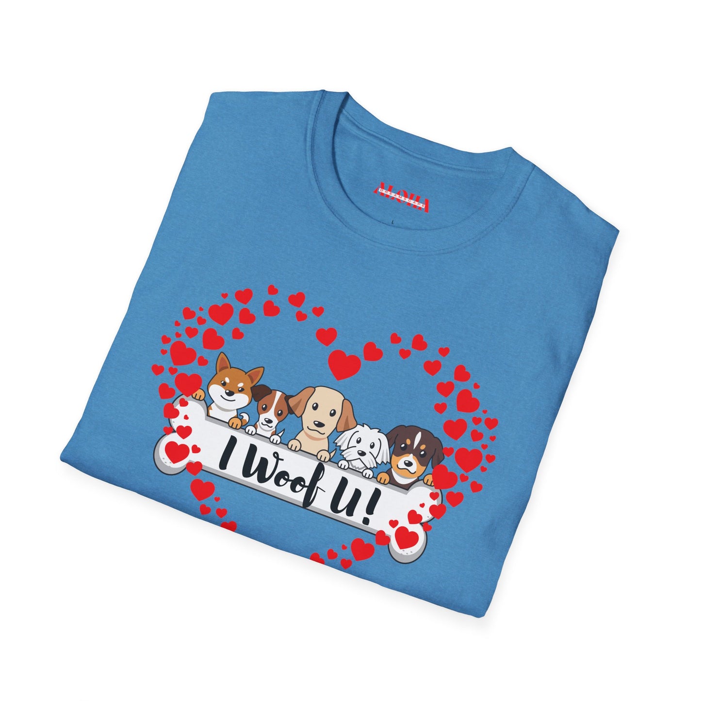 I Woof U!-Unisex Softstyle T-Shirt