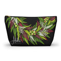 Ti Leaf Zip Pouch, Hawaiian Ti Leaf Pouch