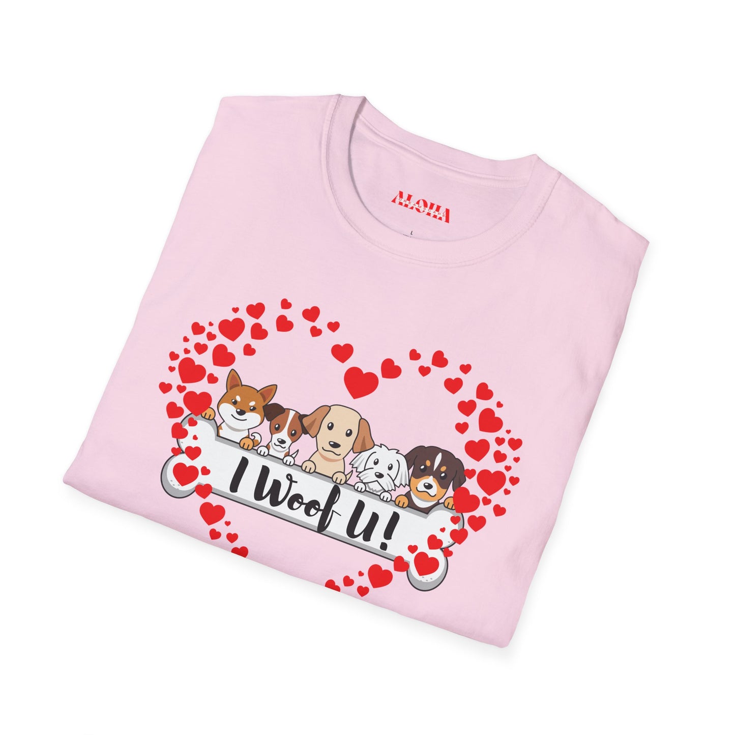I Woof U!-Unisex Softstyle T-Shirt