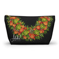 assorted flower Lei Design-Accessory Pouch w T-bottom