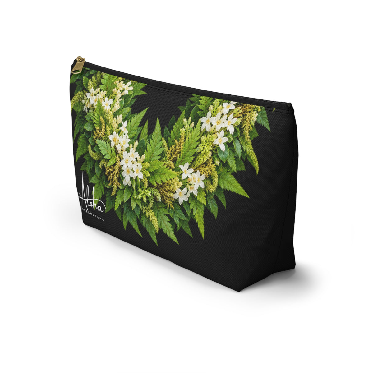 Kukui Lei Lei Design-Accessory Pouch w T-bottom