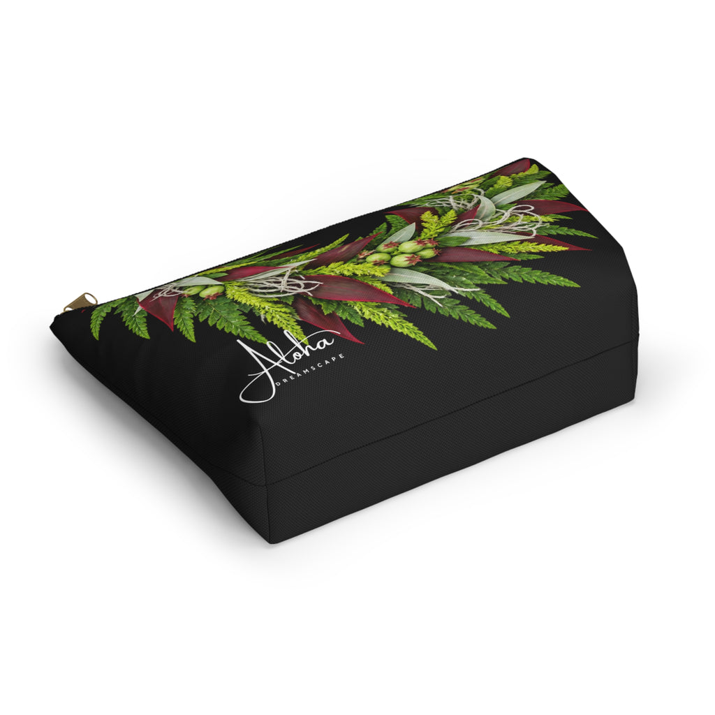 Ti Leaf Zip Pouch, Hawaiian Ti Leaf Pouch