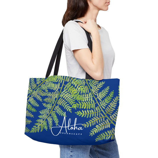 Fern Weekender Tote Bag Design