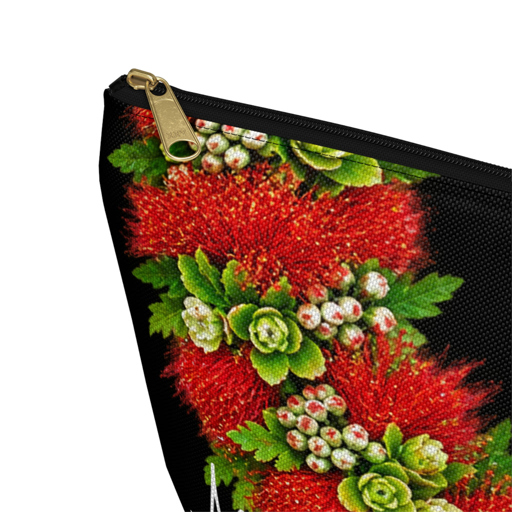 Ohia Lehua Lei - Lehua Blossom Zip Pouch