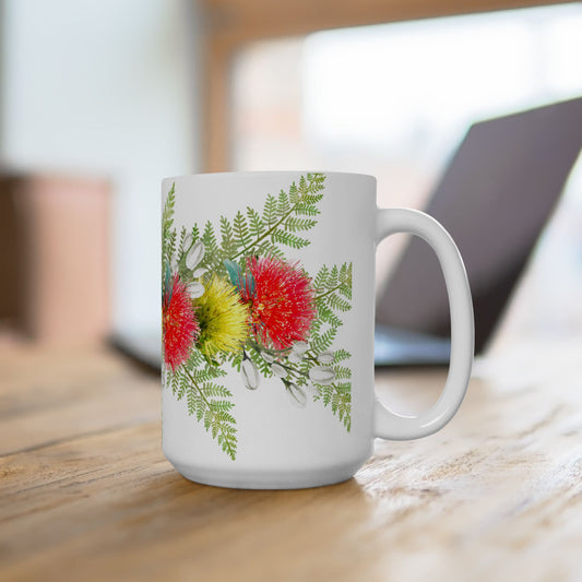 Lehua Blossom Lei-Ceramic Mug 15oz