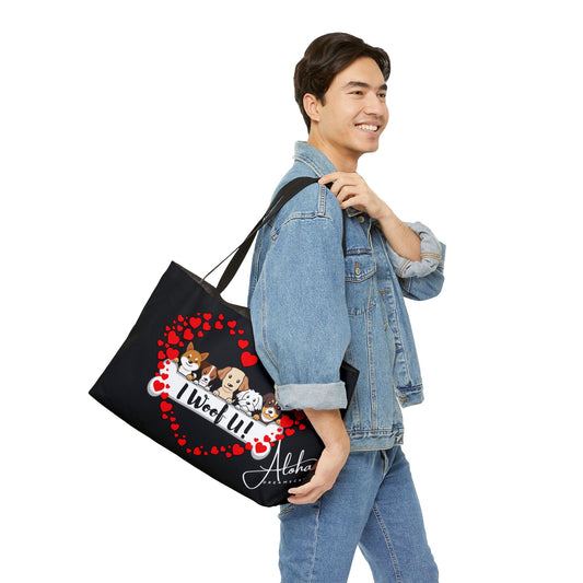 Tote Bag I Woof You Design